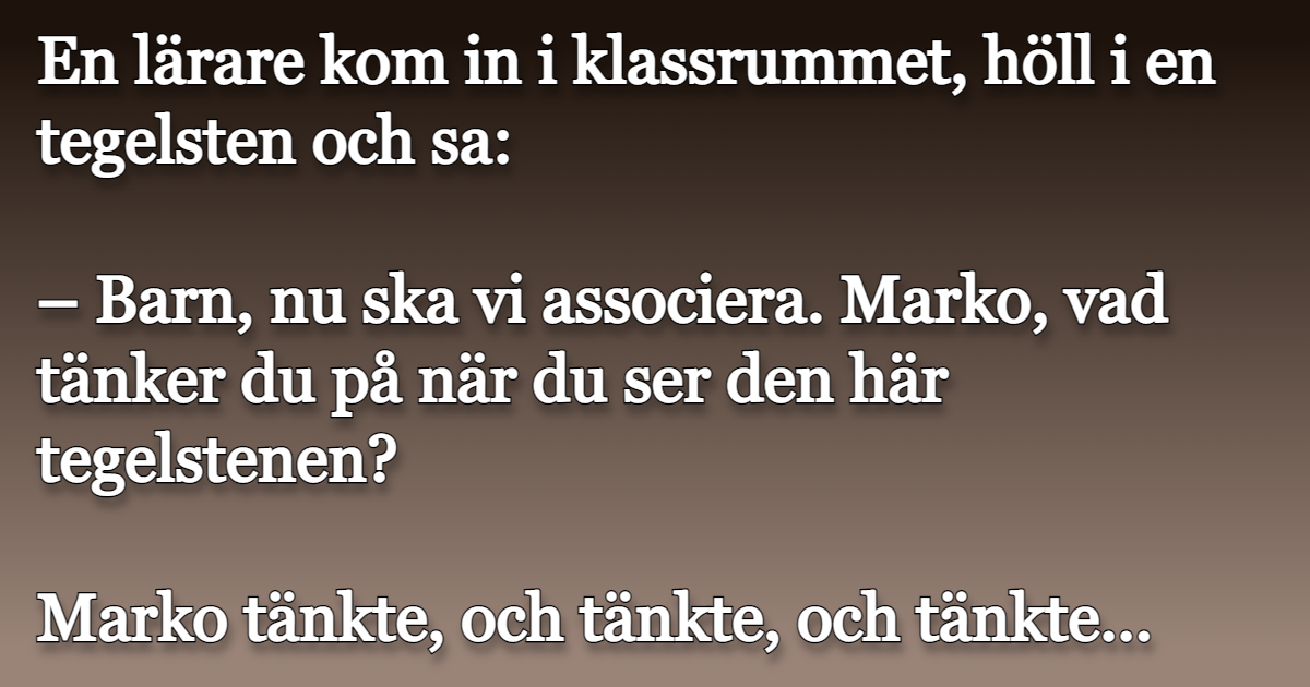 En lärare kom in i klassrummet, höll i… - Viralpressen